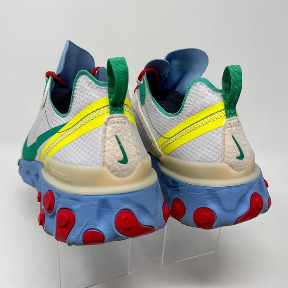 Nike React Element 55 SE Sneakers Mens 11 1/2 Blue White 2943 L.7.2 main image 12